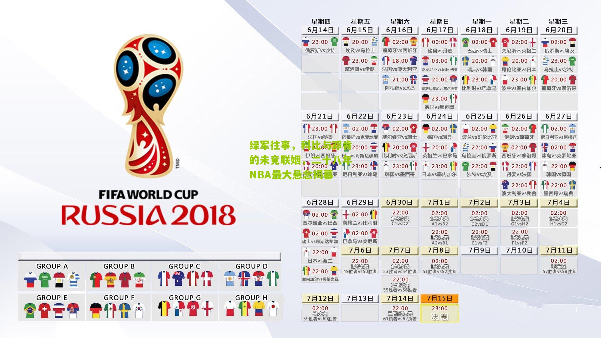 绿军往事,科比与邓肯的未竟联姻,二十八年NBA最大悬念揭幕